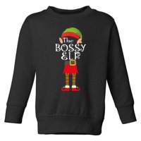 The Bossy Elf Toddler Sweatshirt