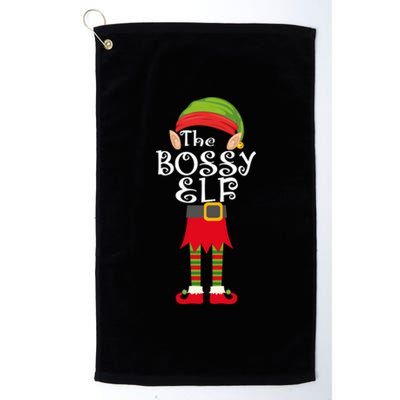 The Bossy Elf Platinum Collection Golf Towel