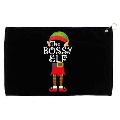 The Bossy Elf Grommeted Golf Towel