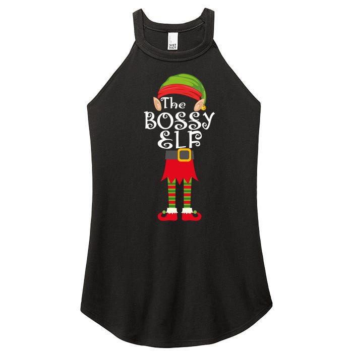 The Bossy Elf Women's Perfect Tri Rocker Tank