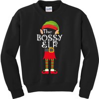 The Bossy Elf Kids Sweatshirt