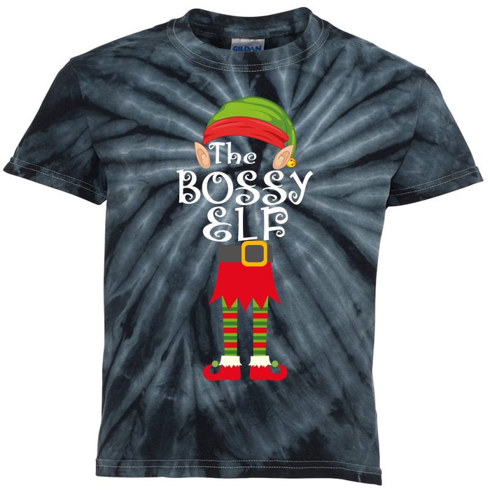 The Bossy Elf Kids Tie-Dye T-Shirt