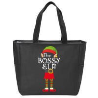 The Bossy Elf Zip Tote Bag