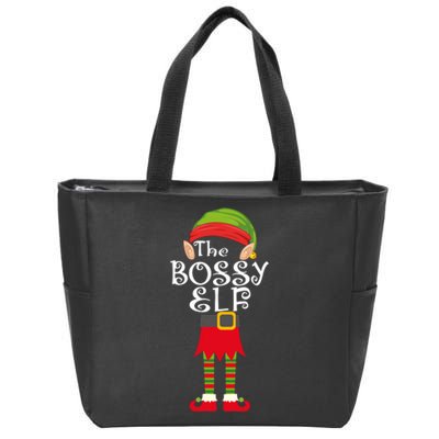 The Bossy Elf Zip Tote Bag