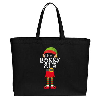 The Bossy Elf Cotton Canvas Jumbo Tote