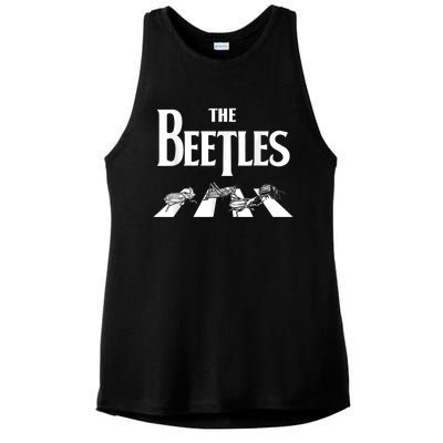 The Beetles Entomology Insect Collector Bug Entomologist Ladies PosiCharge Tri-Blend Wicking Tank