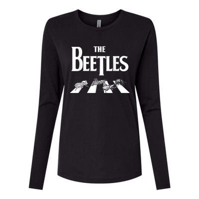 The Beetles Entomology Insect Collector Bug Entomologist Womens Cotton Relaxed Long Sleeve T-Shirt