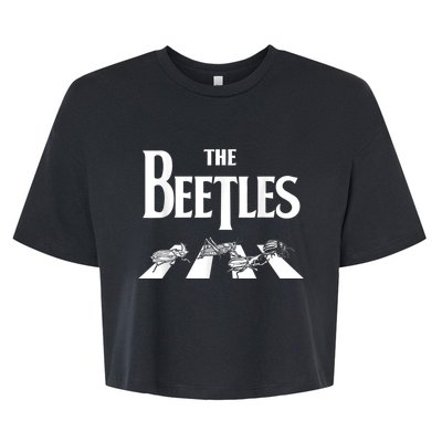 The Beetles Entomology Insect Collector Bug Entomologist Bella+Canvas Jersey Crop Tee