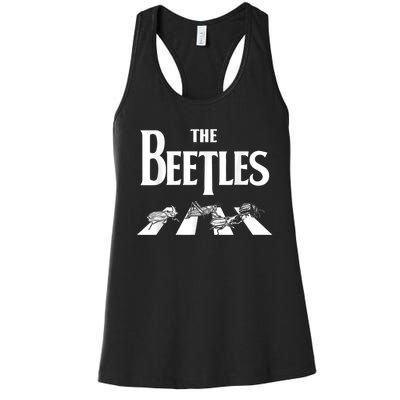 The Beetles Entomology Insect Collector Bug Entomologist Women's Racerback Tank