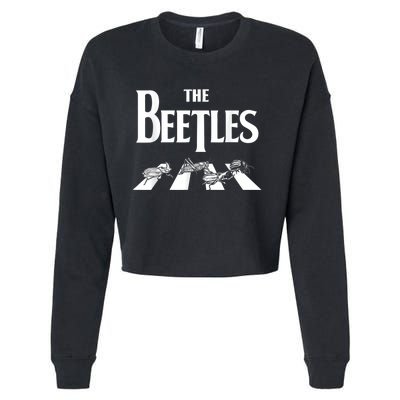 The Beetles Entomology Insect Collector Bug Entomologist Cropped Pullover Crew