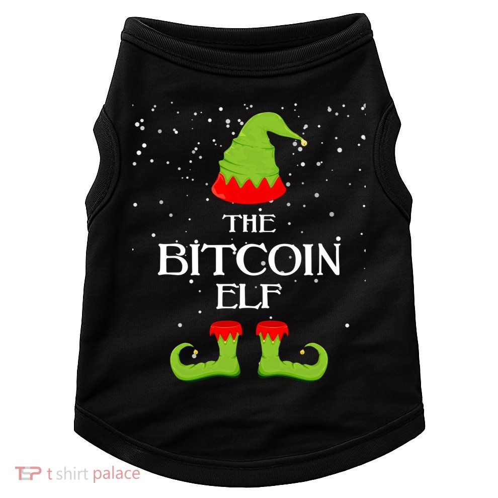 The Bitcoin Elf Funny Family Matching Christmas Doggie Tank