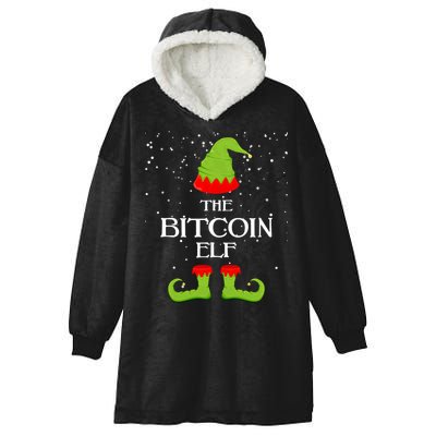 The Bitcoin Elf Funny Family Matching Christmas Hooded Wearable Blanket