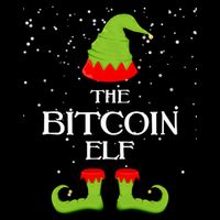 The Bitcoin Elf Funny Family Matching Christmas Drawstring Bag