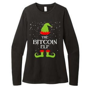 The Bitcoin Elf Funny Family Matching Christmas Womens CVC Long Sleeve Shirt