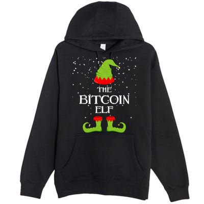 The Bitcoin Elf Funny Family Matching Christmas Premium Pullover Hoodie