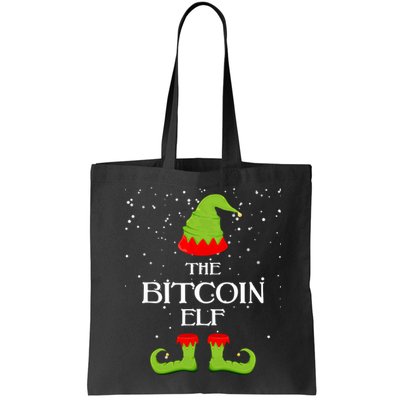 The Bitcoin Elf Funny Family Matching Christmas Bag