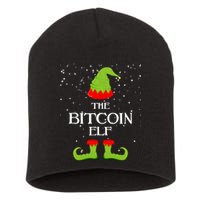 The Bitcoin Elf Funny Family Matching Christmas Short Acrylic Beanie