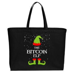 The Bitcoin Elf Funny Family Matching Christmas Cotton Canvas Jumbo Tote