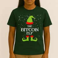 The Bitcoin Elf Funny Family Matching Christmas T-Shirt