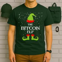 The Bitcoin Elf Funny Family Matching Christmas T-Shirt