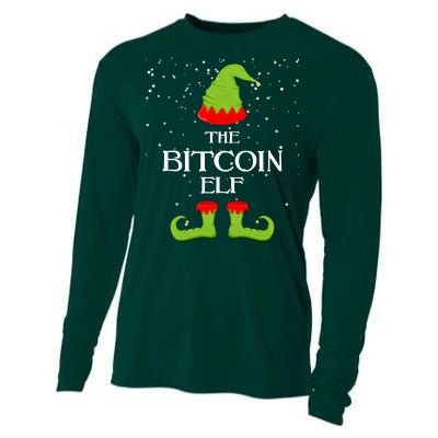 The Bitcoin Elf Funny Family Matching Christmas Cooling Performance Long Sleeve Crew