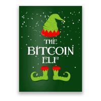 The Bitcoin Elf Funny Family Matching Christmas Poster