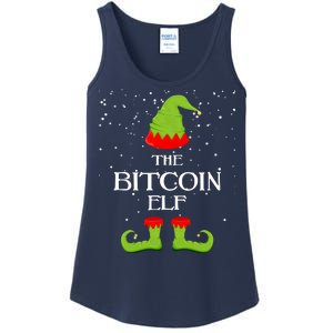 The Bitcoin Elf Funny Family Matching Christmas Ladies Essential Tank