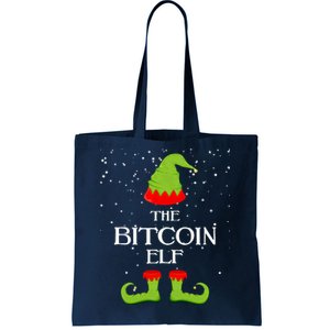 The Bitcoin Elf Funny Family Matching Christmas Tote Bag