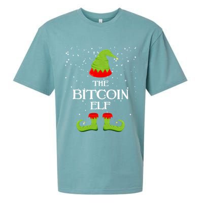 The Bitcoin Elf Funny Family Matching Christmas Sueded Cloud Jersey T-Shirt