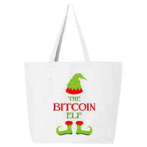 The Bitcoin Elf Funny Family Matching Christmas 25L Jumbo Tote