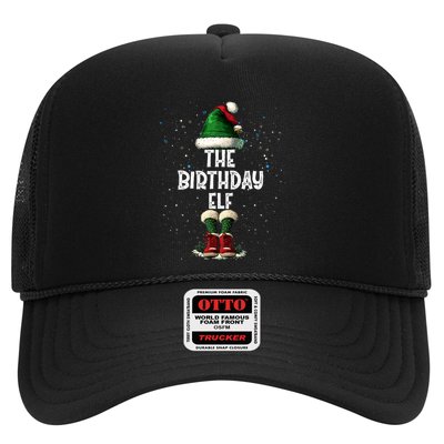 The Birthday Elf Costume Matching Family Christmas Elf Squad Gift Trucker Hat