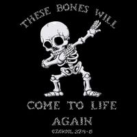 These Bones Ezekiel Christian Halloween Dabbing Skeleton  Mesh Reversible Basketball Jersey Tank