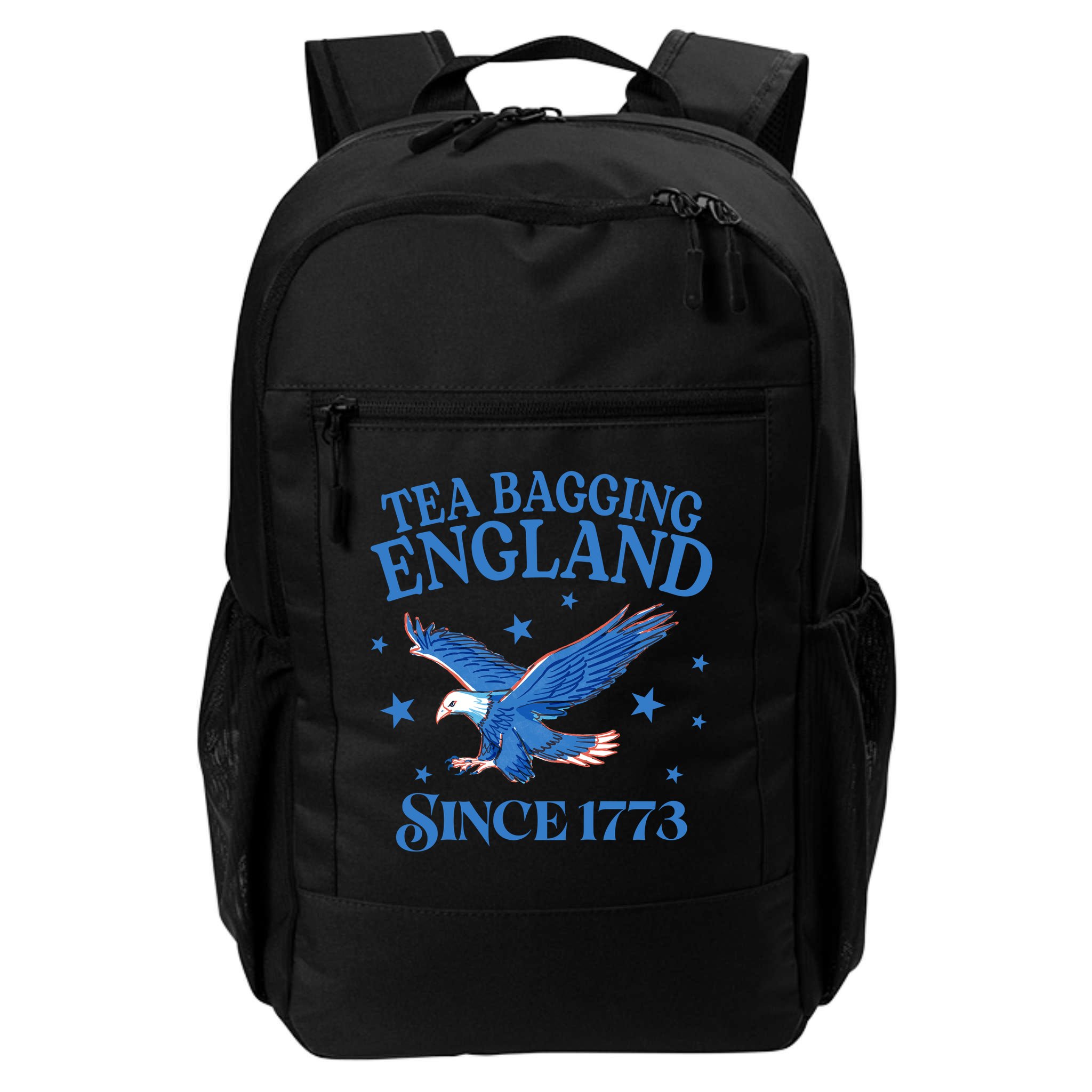 Tea Bagging England Since 1773 Patriotic Eagle Backpack