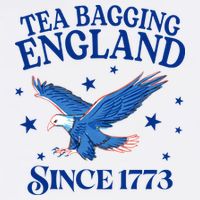 Tea Bagging England Since 1773 Patriotic Eagle Hoodie