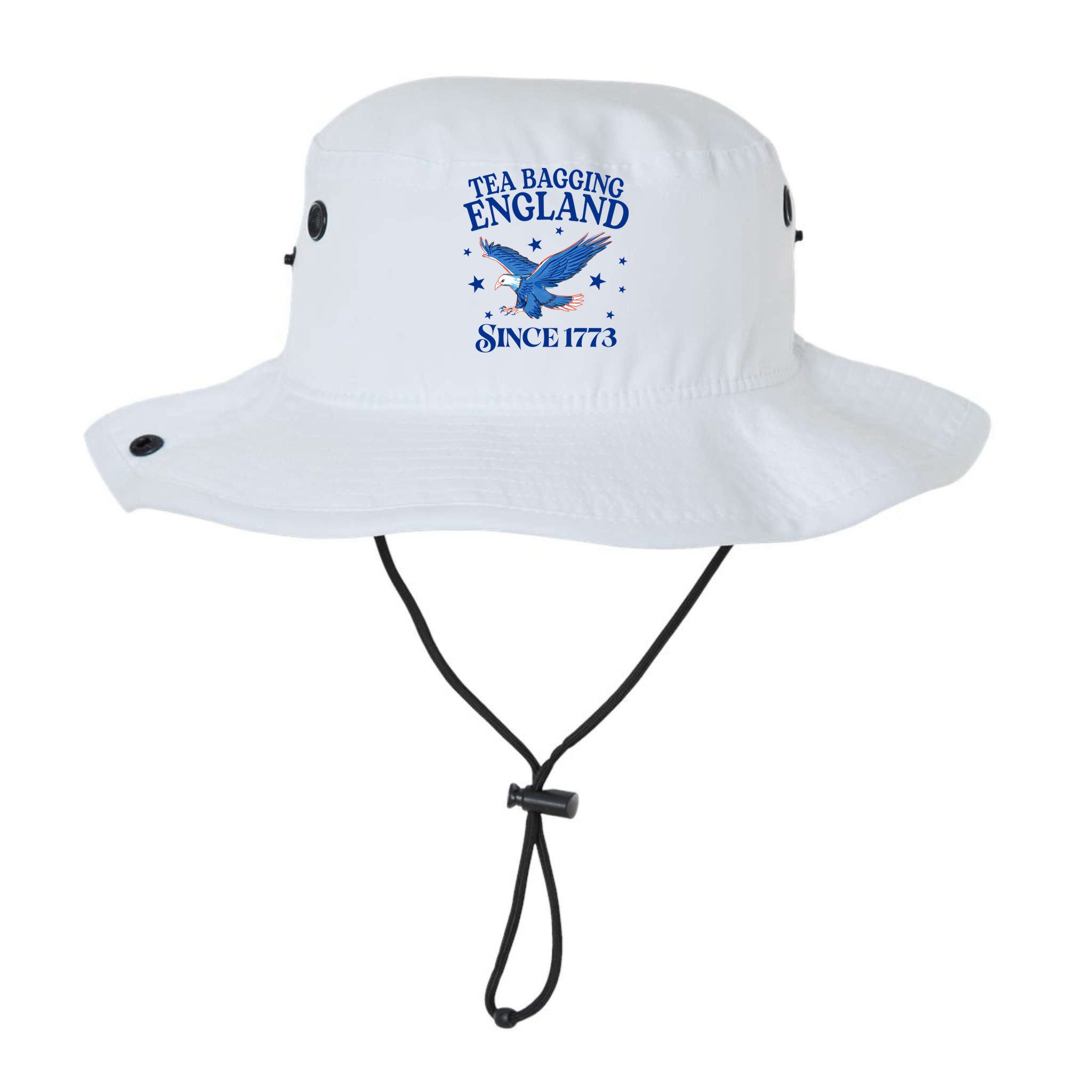 Tea Bagging England Since 1773 Patriotic Eagle Bucket Hat