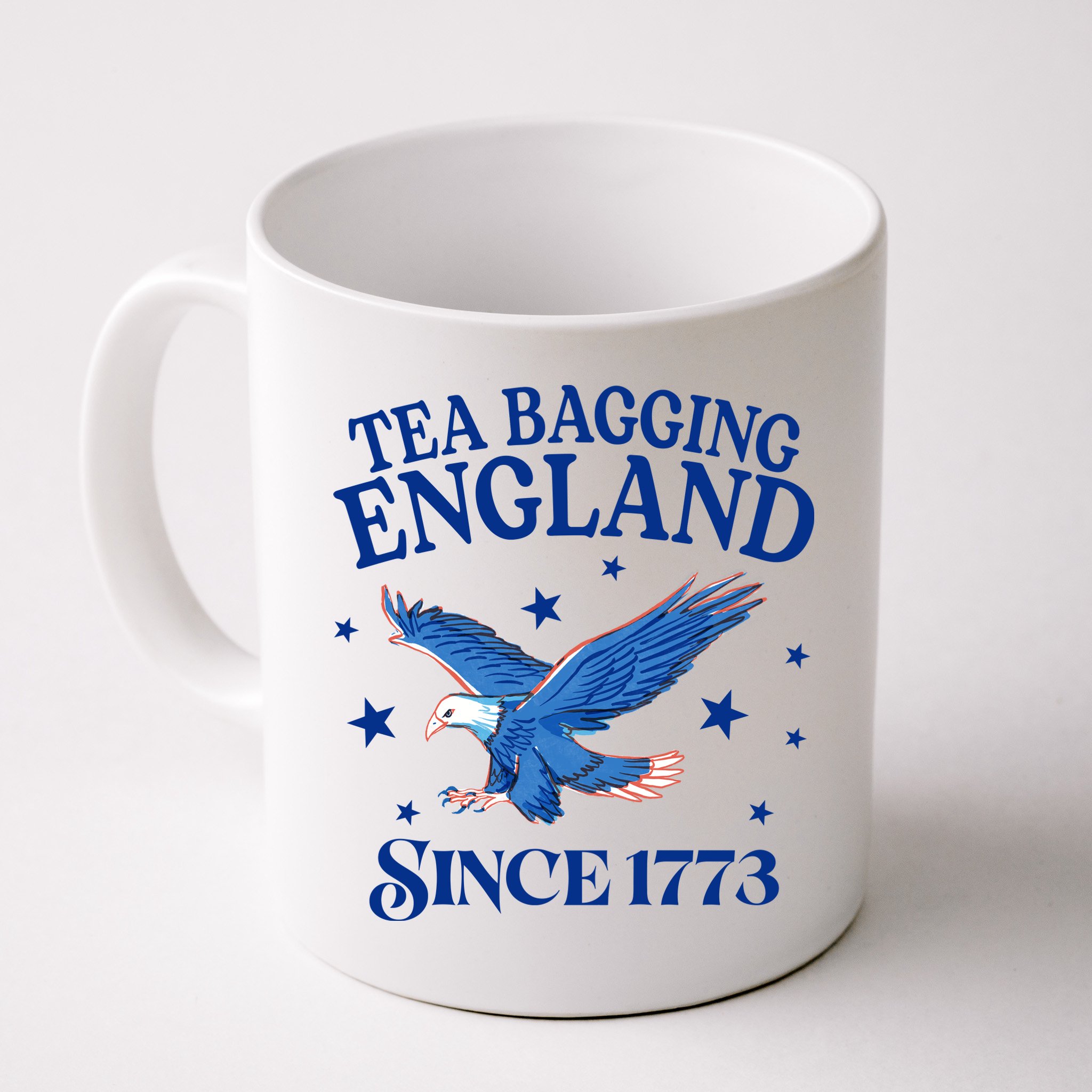 Tea Bagging England Since 1773 Patriotic Eagle Mug