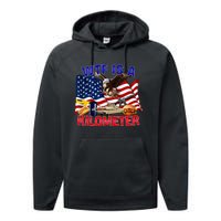 The Bald Eagle American Flag Wtf Is A Kilometer Performance Fleece Hoodie