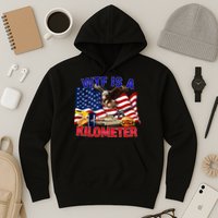 The Bald Eagle American Flag Wtf Is A Kilometer Hoodie