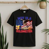 The Bald Eagle American Flag Wtf Is A Kilometer T-Shirt