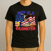 The Bald Eagle American Flag Wtf Is A Kilometer T-Shirt