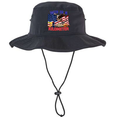 The Bald Eagle American Flag Wtf Is A Kilometer Bucket Hat