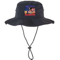 The Bald Eagle American Flag Wtf Is A Kilometer Bucket Hat