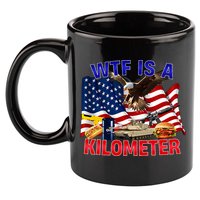 The Bald Eagle American Flag Wtf Is A Kilometer 11oz C Handle Ceramic Mug