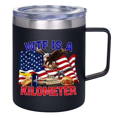 The Bald Eagle American Flag Wtf Is A Kilometer 12oz Stainless Steel Coffee Mug
