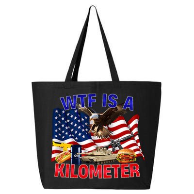 The Bald Eagle American Flag Wtf Is A Kilometer 25L Jumbo Tote