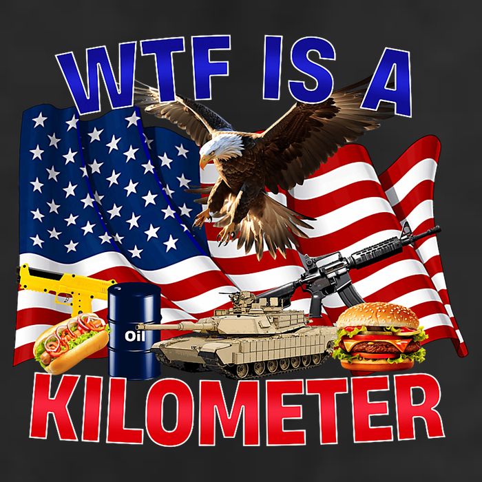 The Bald Eagle American Flag Wtf Is A Kilometer 25L Jumbo Tote