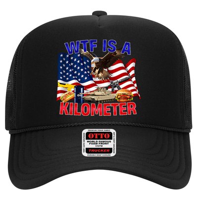The Bald Eagle American Flag Wtf Is A Kilometer Trucker Hat