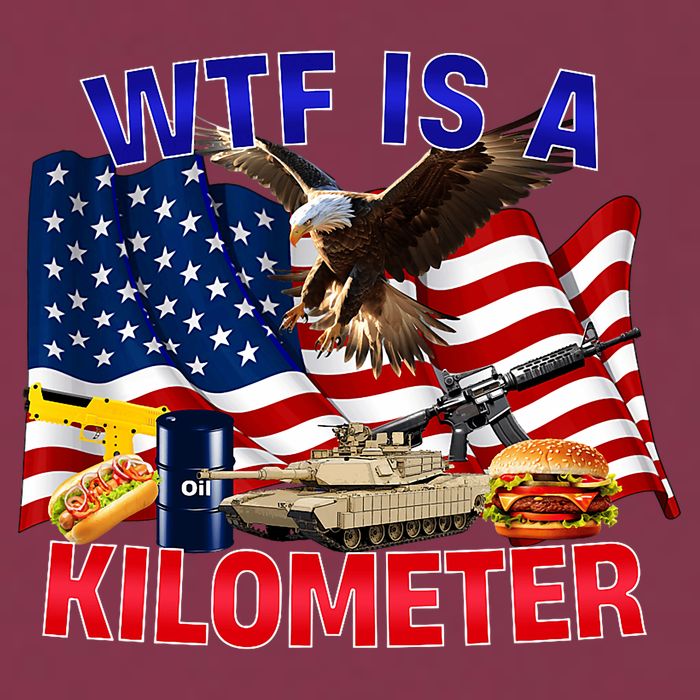 The Bald Eagle American Flag Wtf Is A Kilometer 16oz Travel Tumbler