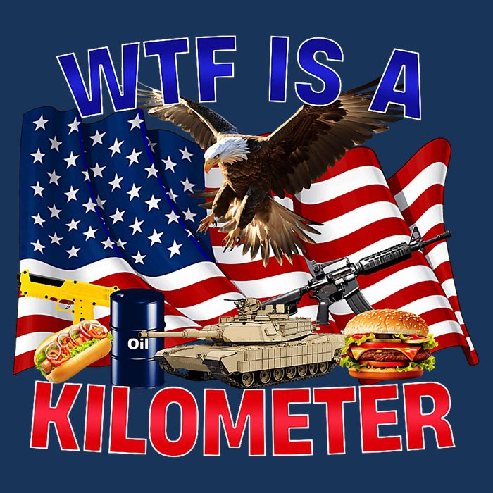 The Bald Eagle American Flag Wtf Is A Kilometer Infant Baby Jersey Bodysuit