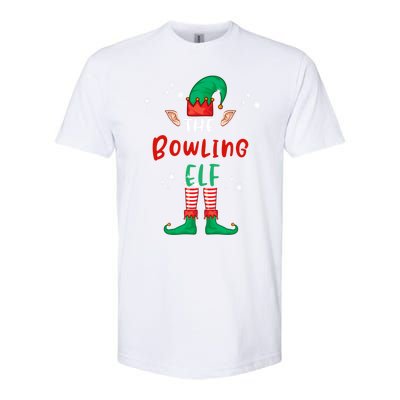 The Bowling Elf Matching Family Group Christmas Funny Xmas Gift Softstyle CVC T-Shirt